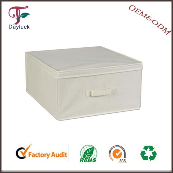 Outdoor White in color cushion fabric clothing storage box