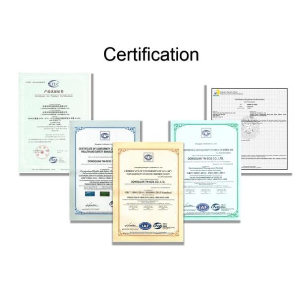 6 Core Multimode Model Outdoor Armoured GYXTW Fiber Optical Cable