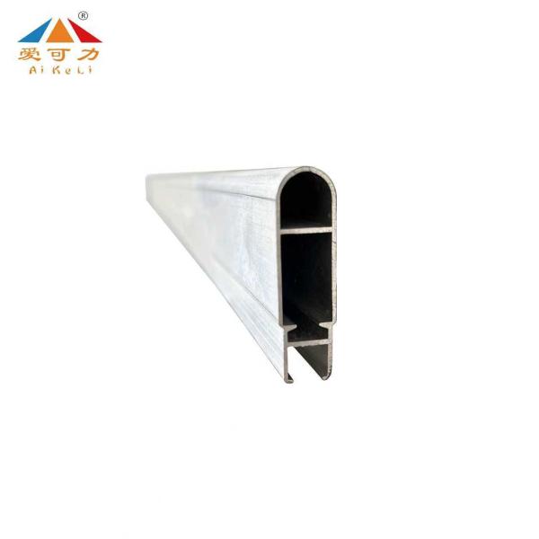 Outdoor Sunshade Canopy Accessories Polished French Style Aluminum Flat Tube