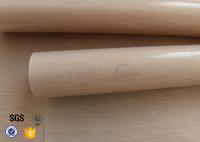 armure toile de fibre de verre de 0.11mm 245gsm Brown PTFE de tissu enduit de tissu