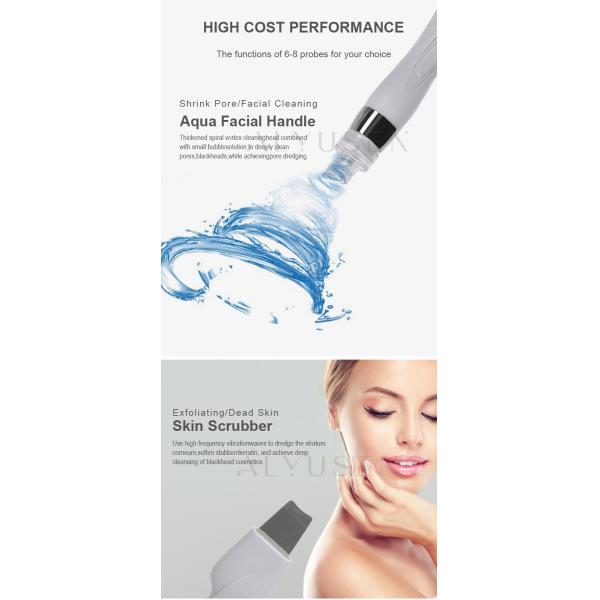Небольшая машина H2O2 Hydrafacial, машина Dermabrasion лицевого пузыря Aqua гидро