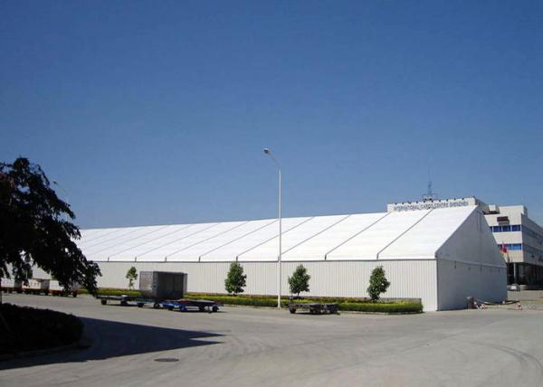 Windproof White Giant Canopy Marquee Tent With Sidewalls Aluminum Structure Material