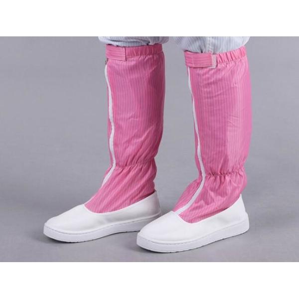 Antistatic Long Leg Boots Clean Room Shoes Pu Leather Size 35-50