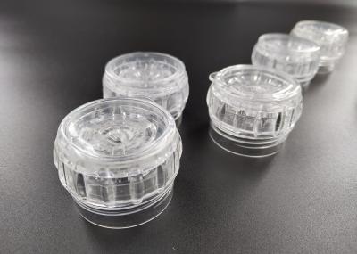 (KPL-011) Round Grinder Cap Accessories Refillable Clear Or Black 22.3 G