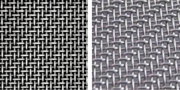 Twill SS316L соткет ткань 500Mesh 0,001
