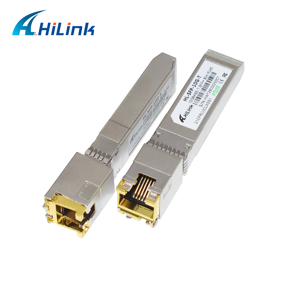 10G-T RJ45 SFP 10G BASE 80M Transceptor Fiber Optical Transceiver Module