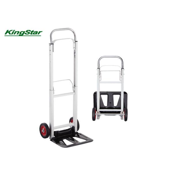 Heavy Duty Folding Sack Barrow , Aluminium Plastic Stair Climbing Sack Truck Trolley