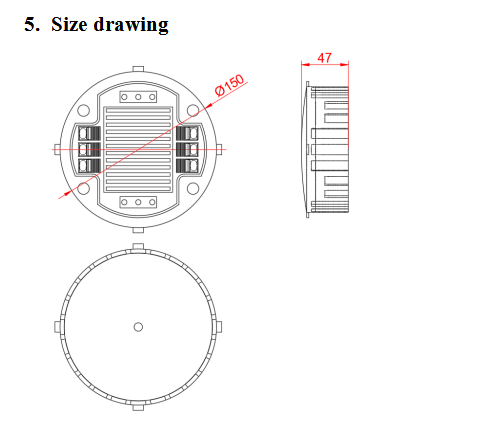 8 LED Pavement Solar Powered Road Markers Underground For Road Traffic Safety