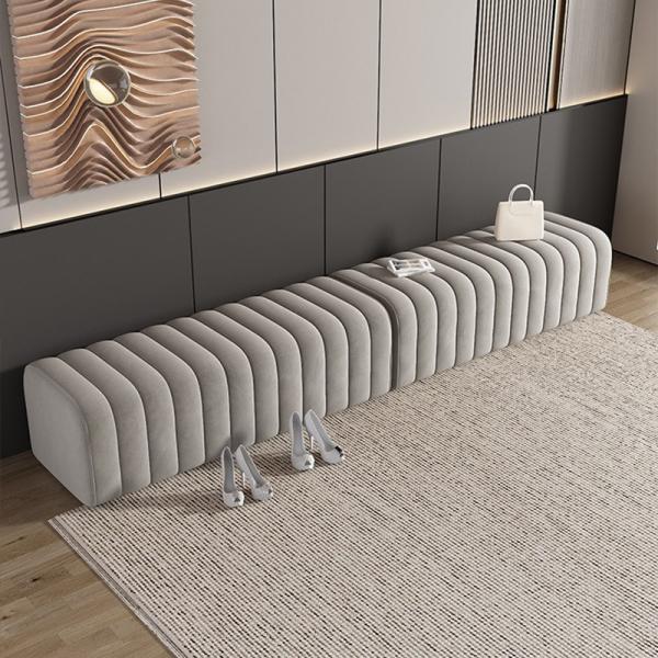 Living Room Shoe Changing Home Door Light Luxury Soft Modern Simple Sofa Side Cloakroom Bed with Minimalist Design Style