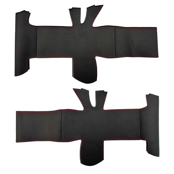 Custom Black Steering Wheel Cover for Audi A3 8P 2008-2013 Enhanced Driving Experience