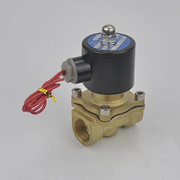 2W025-06 24V Normally Open Solenoid Valve Air Water Brass Direct Acting Solenoid Valve