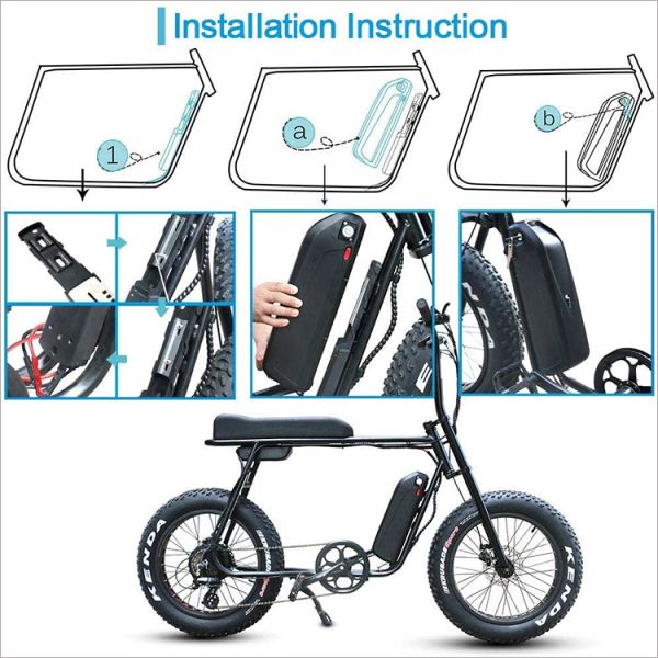 14ah Electric Bike Rechargeable Battery 64v 72v 80v 96v Lithium Ion Battery
