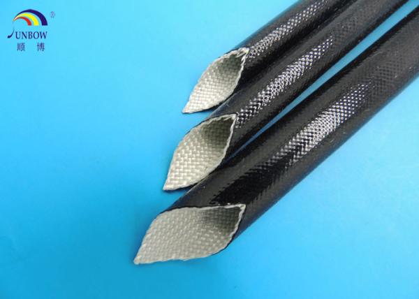 Silicone Rubber Coated Fiberglass Sleeving Expandable Sleeve For H Class Electrical Motor