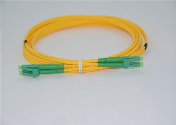 CE RoHS FCC LSZH Fiber Optic Patch Cable , 3.0mm Single Mode Fiber Jumpers
