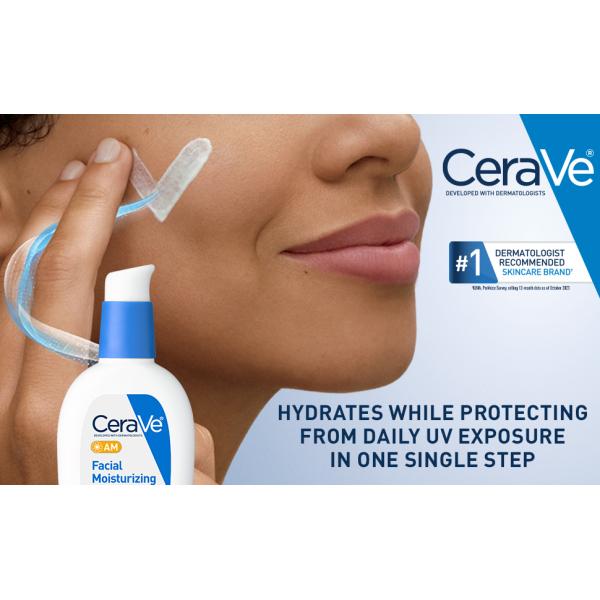 AM Clean Mineral Skin Brightening Sunscreen Facial Moisturizing Lotion SPF30 3oz