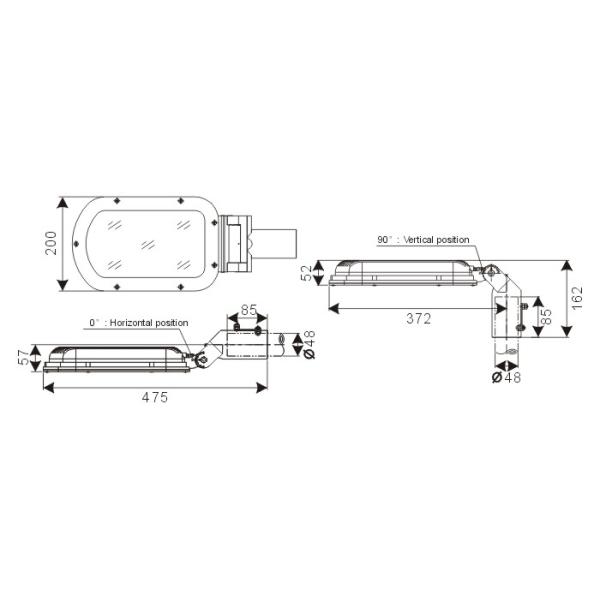 dc led street light,aluminum shell led street light,china led street light, 24V/DC,22W