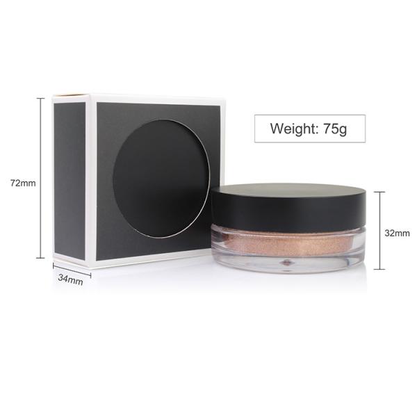 8 Colors Makeup Cheek Highlighter , Highly Pigmented Highlighter Loose Powder