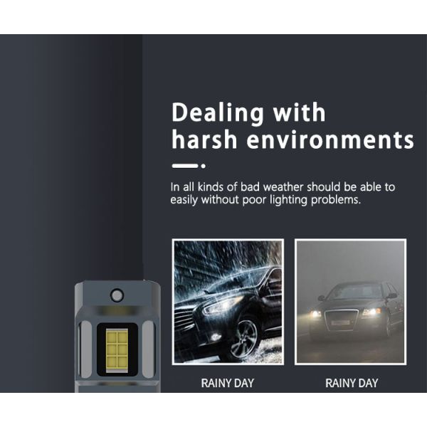 High Quality Universal Auto Lighting System 6500K H7 Car LED Headlights Bulb 11000LM New 24V Automotive Accessories 160W