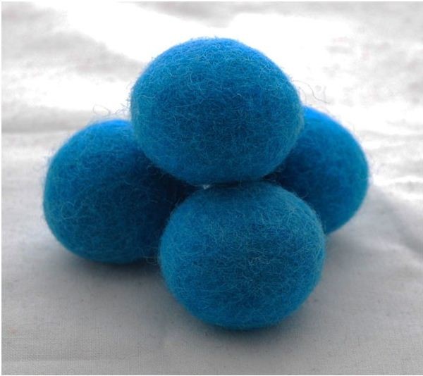 china factory Colored Pure Genuine 100% Wool Felt Dryer Ball Nepal Felt Balls