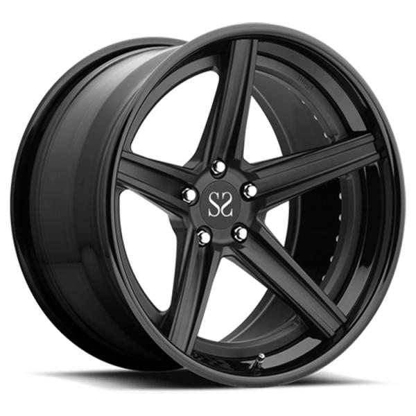 Gloss Black 120.65mm PCD 19 inch alloy rims For Lexus IS 5x114.3 Forged Monoblock