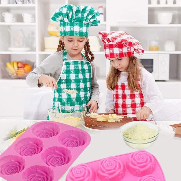 Silicone Rose Ice Cube Molds For Cocktails Whiskey XL Rose Flower Ice Cube Chocolate Soap Tray Mold Silicone Party Maker