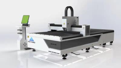 Découpeuse simple intelligente de laser de fibre de plate-forme pour l'OEM de tuyau
