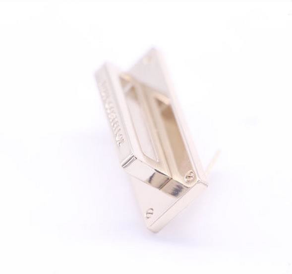 Ярлыки металла квадратного никеля изготовленные на заказ для сумок, изготовленных на заказ выгравированных бирок металла 