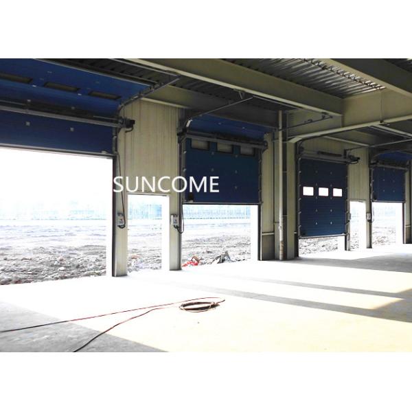 Высокоскоростные промышленные секционные двери безопасные 40 мм изолированная сэндвич-панель