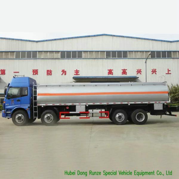 FOTON 8x2 Aluminium Alloy Fuel Oil Delivery Truck For Diesel Transportation 28CBM