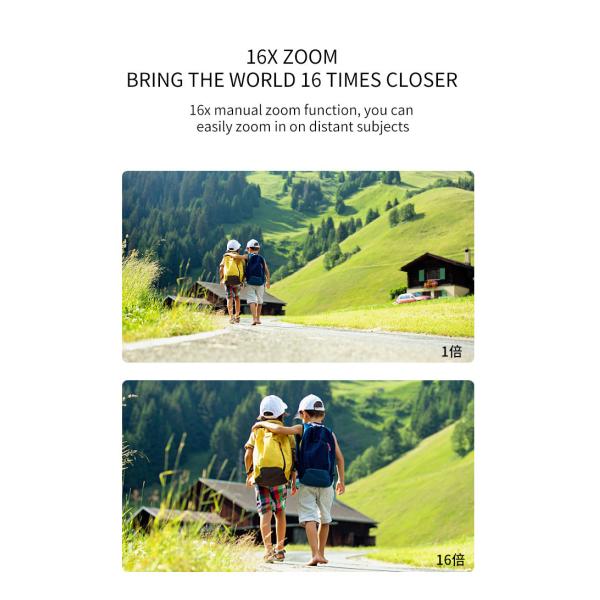 4k 30fps Waterproof Handheld Camcorder 48M EIS Handy HD Mini DV Camera