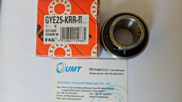 GYE25-KRR-B  Deep Groove Ball Bearing , 52mm FAG Ball Bearing for  Concrete Mixer