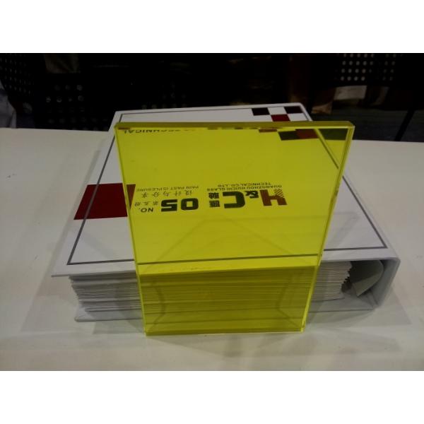 Transparent yellow EVA foil for glass laminating