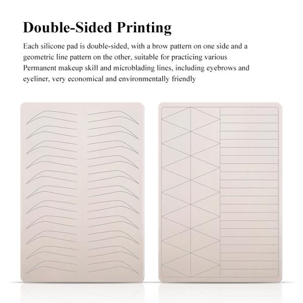 1.5MM Permanent Makeup Practice Skin Eyebrow Tattoo Microblading Skins Double Sides