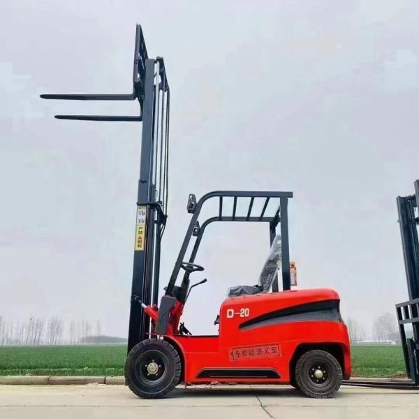 1 ton 1.5 ton 2 ton Electric Forklift Machine High Efficiency Battery Powered New Forklifts 4 Wheel Electric Forklift