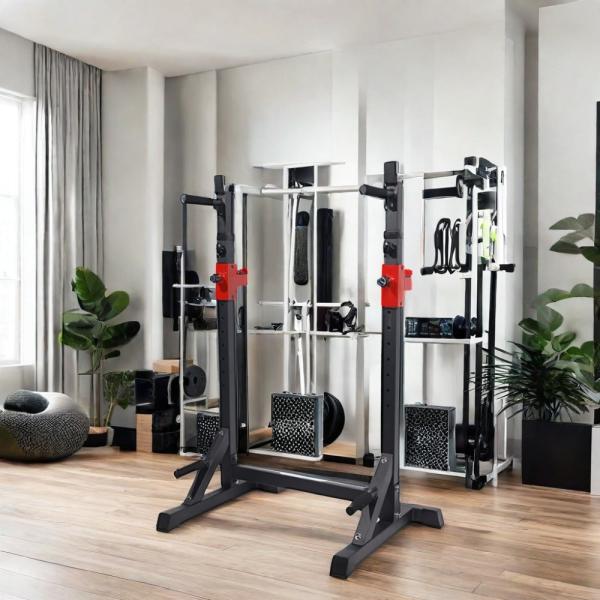Commercial Home Gym Fitness Equipment Multifunction Power Rack for Indoor Design