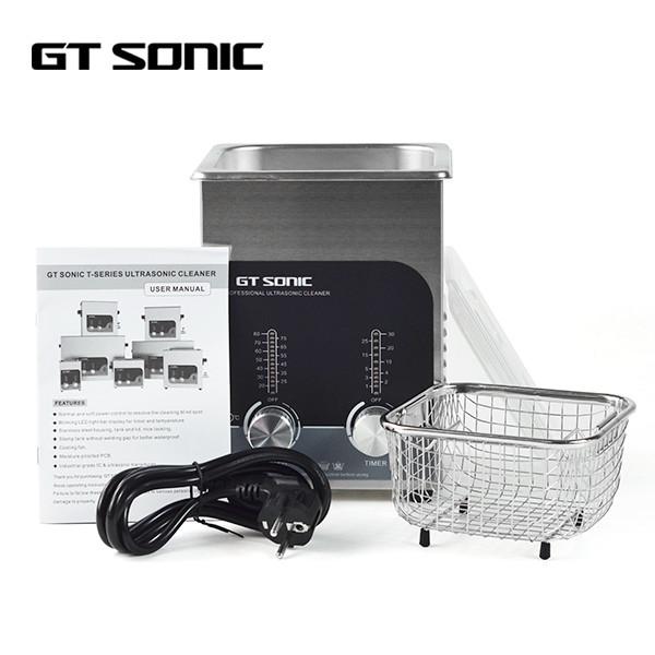 Máquina dental da limpeza ultrassônica do líquido de limpeza ultrassônico do Tabletop da capacidade da GT SONIC 2L