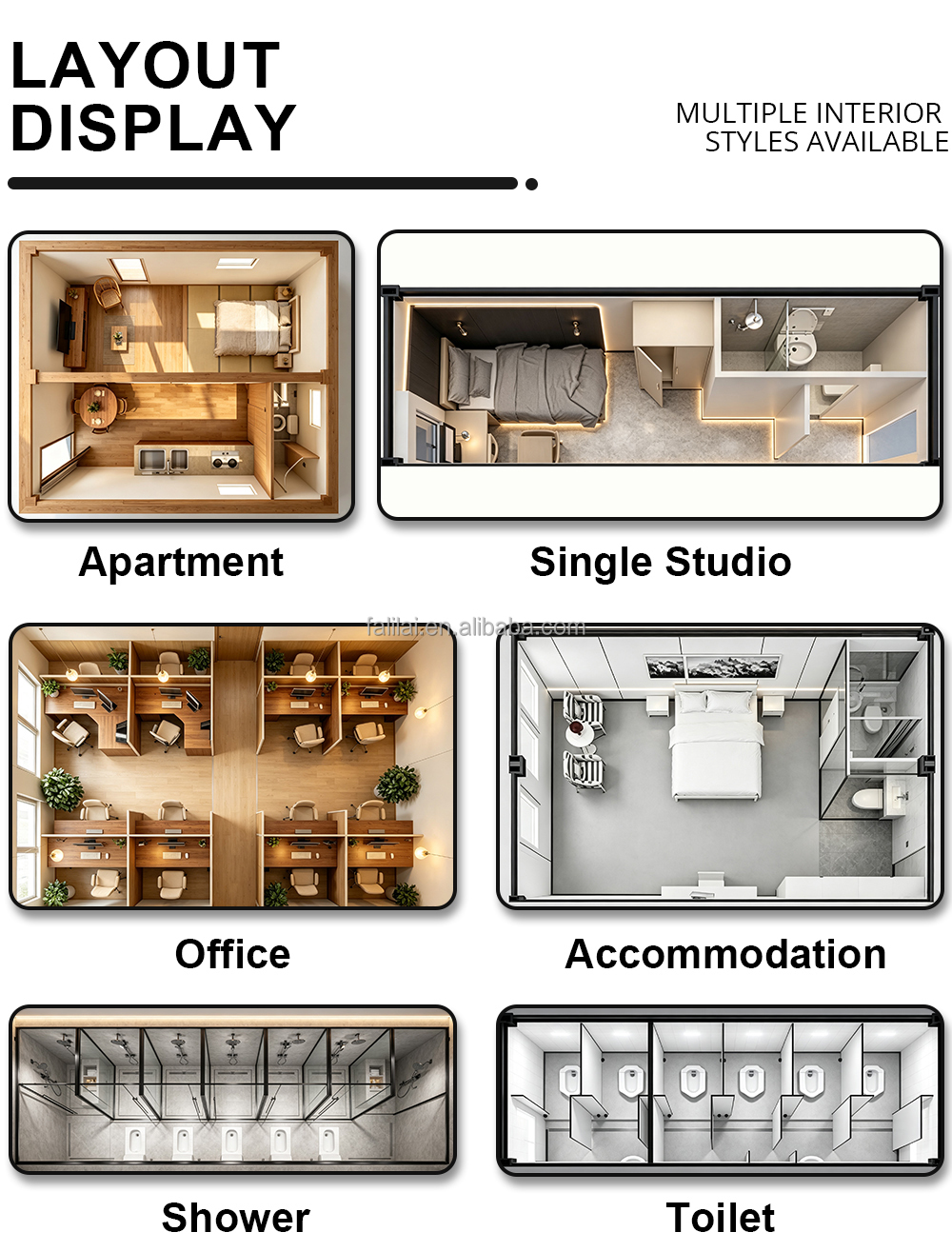 China Factory Wholesale Customizable Flat Pack Container House Fold Container Foldable Container House for Worker Accommodation