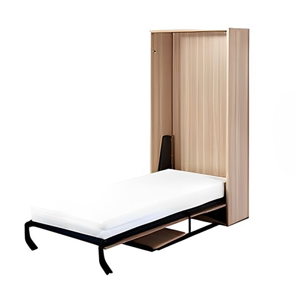Wooden Wall Bed Foldable Horizontal Hidden Wall Bed Bedroom Furniture Murphy Modern Storage Bed