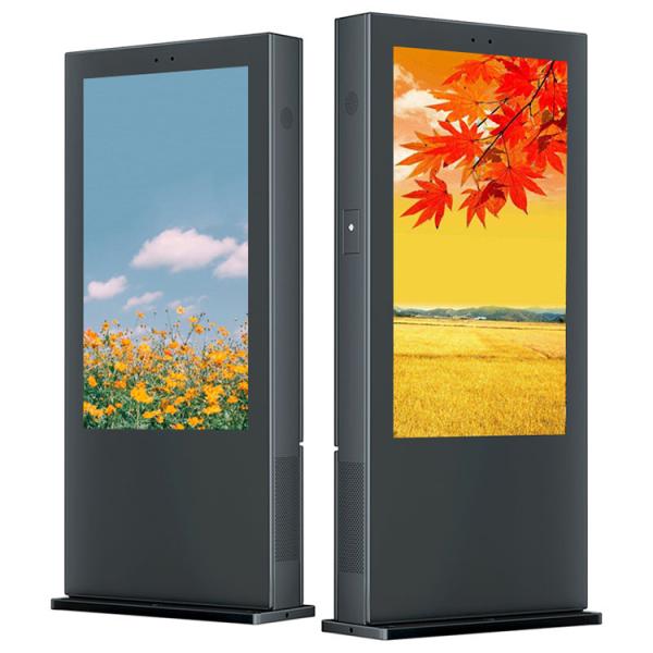 Waterproof Ip65 75in Floor Stand Digital Signage 3840x2160