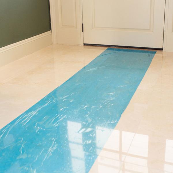 Transparent Color Self Adhesive Hard Wood Flooring Multi Surface Protective Film Roll For Temporary Floor Protection