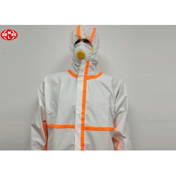 Anti Liquid Taped Seam Disposable Protective Coverall