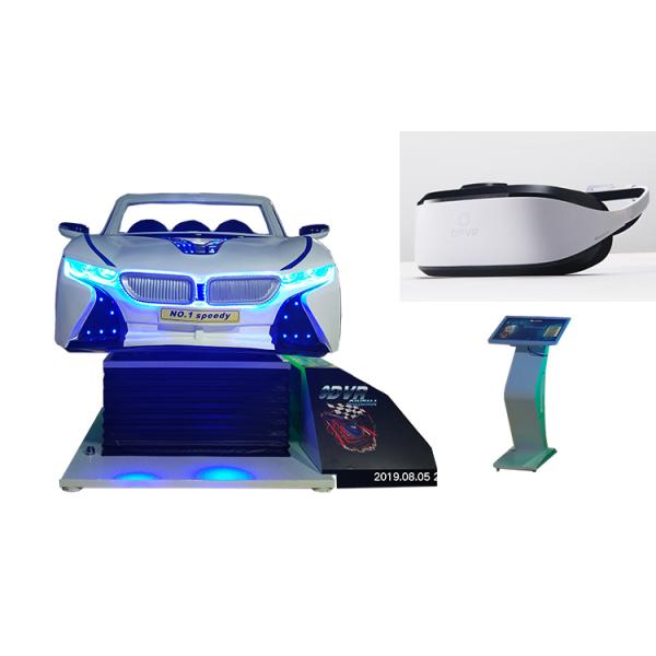 Equipo blanco y azul del coche VR de BMW de los vidrios de Deepoon del teatro del simulador 9D VR de la realidad virtual