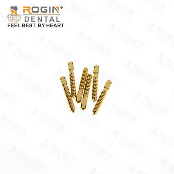 120 pcs different diameter ouro golden post dental screw post as foothold