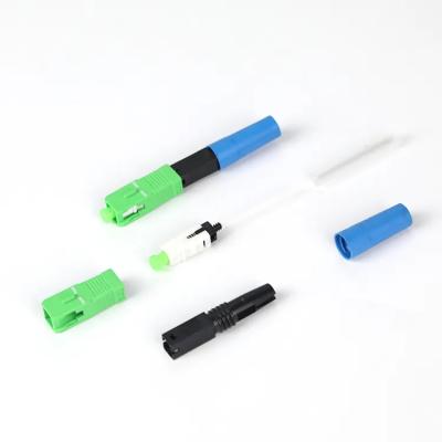 SC rápido APC do SC UPC do conector da fibra ótica Singlemode de FTTH para uma comunicação das telecomunicações