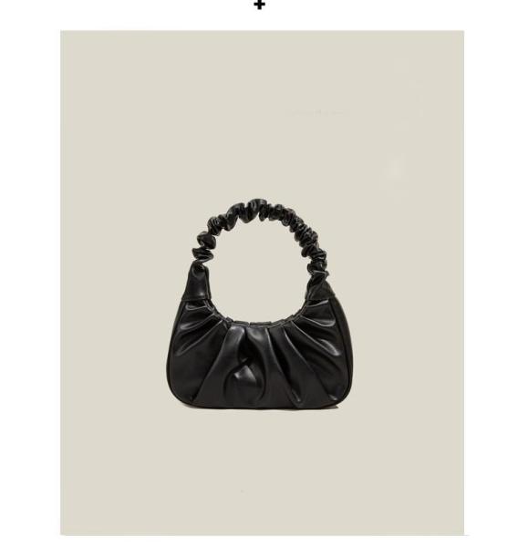 PETITE SIMONE Shoulder Handbag for Women Fashion Ruched Shoulder Hand Purse Sofii Clutch Hobo Bag Trendy Purse for Lady