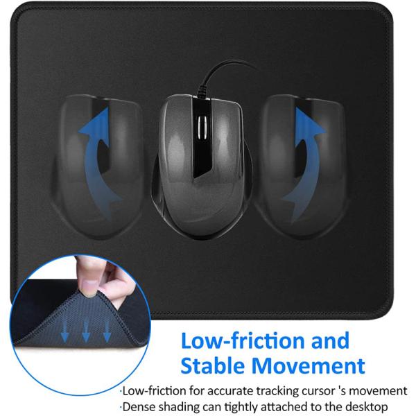 Materail Natural Rubber fabric Non-Slip Mouse Pad Base for Laptop Wireless Mouse
