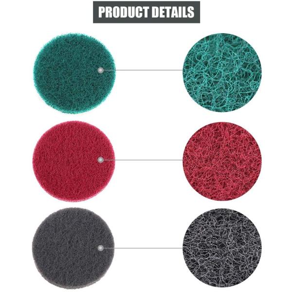 Набор щетки сверла скруббера силы Bathroom 16Pcs с держателем пусковой площадки диска 4 дюймов