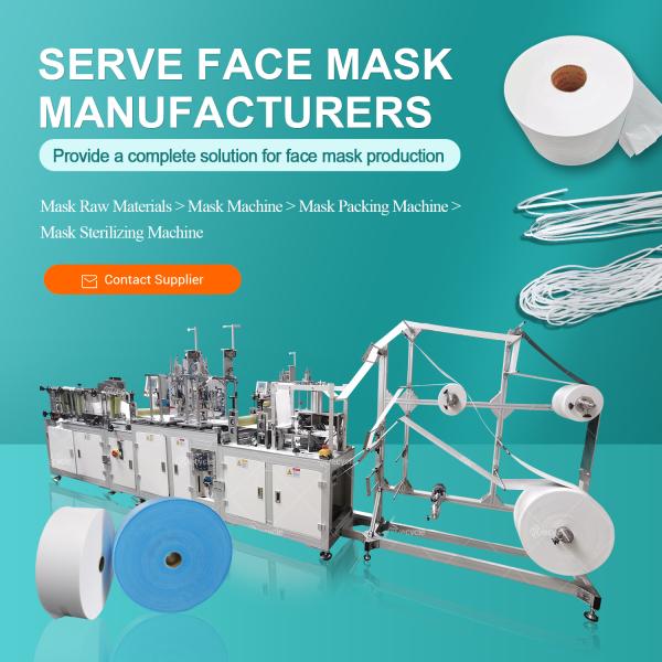 Semi-auto 4-6 Layers FFP2 Mask Production Line for Non-woven Fabrics KN95 Mask Machine