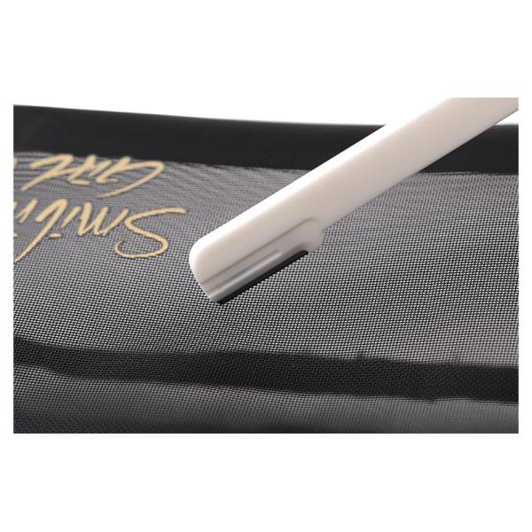 Zipper Closure Black Mesh Makeup Tools Organizer Beauty Cosmetic Bag for Beauty Lovers