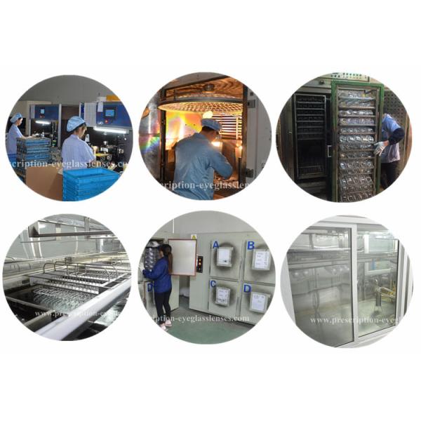 Index 1.59 Polycarbonate Round Top Eyeglass Lenses With Hard Coating